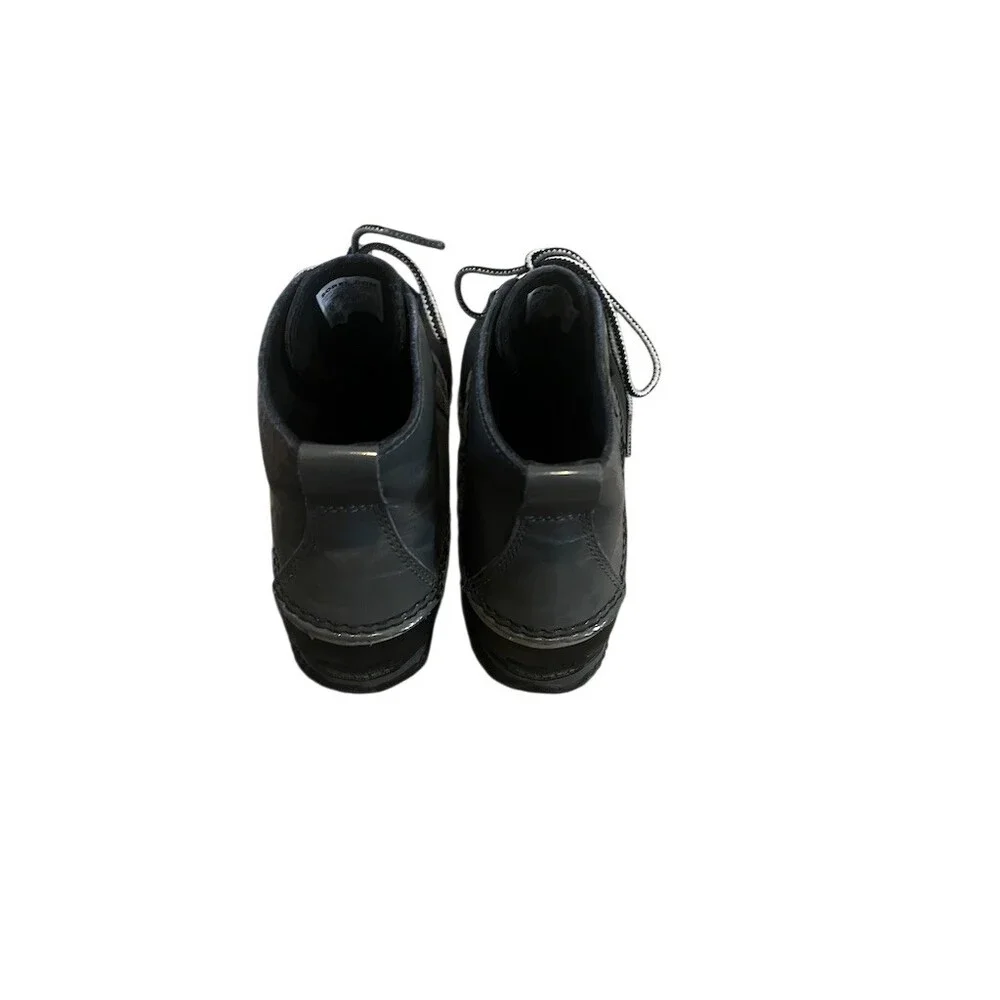 Sorel Out N About Womens Duck Boots Gray Black Lace Up Waterproof Size 9.5